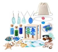 Sea Glass - 24 Day DIY Jewelry Craft Kit Coastal Christmas