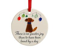 Sea Glass Art Dog Ornament Hanging Pet Sea Glass Christmas Tree Ornament Handmade Seaglass Dogs Holiday Lights Ornaments Pets Memorial Gift,Hanging Decoration for Windows, Car Charm(A, One Size)