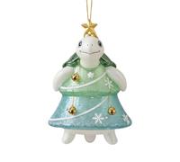 Sea Glass Christmas Ornaments - 3D Animal Tree Pendants, Capybara Sloth Rabbit Turtle Decor | Handmade Holiday Ornament for Home, Wall, Window, Wreath, Mantel, Stairs