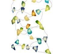 Sea Glass Decor - 5m Cable, LED String, Remote Control Modes | Waterproof Ambiance Glow, Remote Control, Waterproof Fairy for Patio, Garden, Balcony, Wedding, Party