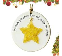 Sea Glass Friendship Decor, Friendship For Women Decor, 2D Acrylic Sea Glass Ornament For Christmas Tree Hanging Ornaments, Timeless Friendships for Best Friends, Family, Partner (A)