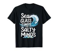 Sea Glass Hunters Collecting Ocean Treasures Beachcombing T-Shirt