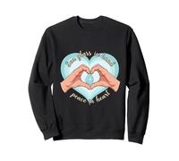 Sea Glass In Hand Peace In Heart Coastal Collector Sweatshirt