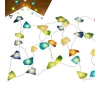 Sea Glass String Lights - Holiday Lighting Style with Warm White Light for Patio Office Apartment Decorative Festive Lighting with USB Powered Design, Party Decoration for