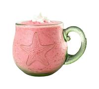 Sea Glass Wave Coffee Mug | Hand-Blown Tea Cups,Beach Lover Tea Mug | for Hot Coffee Juice Milk Study Living Room Office Kitchen Hotel Birthday Artists Beach House Students