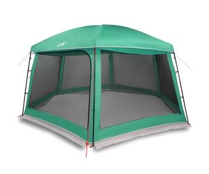 (sea green, 618 x 532 cm) vidaXL Pool Tent with Removable Fly & Mesh Walls Azure Blue 618x532 cm