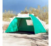Sea Green Beach Tent 2-Person, Waterproof 190T Polyester with PU Coating, Quick Release System for Easy Setup, Portable Outdoor Camping Shelter