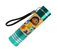 Sea Green Gabby’s Dollhouse 9 LED Mini Flashlight - Durable Aluminium Torch with Strap | Kids Pocket Light for School, Travel, Camping & Outdoor Use | Includes Batteries