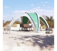 Sea Green Party Tent, 435x435x244 cm Waterproof Camping Canopy with PU Coated Polyester, Portable Pop Up Tent for Outdoor Gatherings