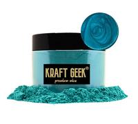 Sea Green Premium Mica Powder 50g. Powder Dye for Epoxy Resin Pigment Natural Soap Colouring, Candle, Slime, Bath Bombs, Makeup, Nail, Fabric, Fabric dye, Wax Melts etc. (Turquoise)