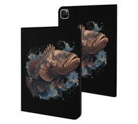 Sea Grouper Fish Swimming Case Compatible with iPad 10th (10.9in) iPad 9th / 8th / 7th Generation (2021/2020/2019)