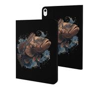 Sea Grouper Fish Swimming Case Compatible with iPad 10th (10.9in) iPad 9th / 8th / 7th Generation (2021/2020/2019)
