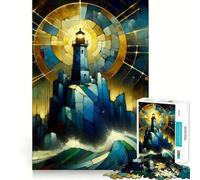Sea Guardians Glow Puzzle for Teenagers 1000 Pieces Mind Exercise Toy Gentle Relax Design Assembly Xmas Surprise (38x26cm)