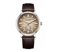 SEA-GULL Men’s Mechanical Watches,Natural Series,Automatic Wristwatch, Polaris Sub Dial，Seagull ST17, Luminous, 6180 (Yellow Lether&Steel)
