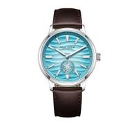 SEA-GULL Men’s Mechanical Watches,Natural Series,Automatic Wristwatch, Polaris Sub Dial，Seagull ST17, Luminous, 6180 (Blue Lether&Steel)