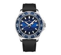 SEA-GULL Men's Automatic Mechanical Diving Watches, Ocean Series Dive Wristwatch, ST2500 Movement, Automatic Winding, Luminous, Sapphire Crystal, 20 Bar Water Resistance, 1083 (Blue Lether&Steel)