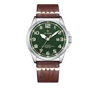 SEA-GULL Men's Mechanical Watch, Automatic Watches, Military Watches for Men, Mens Army Tactical Field Sport Work Watch, Waterproof Date Display, Outdoor Work Wrsitwatch, D581 (Dark Brown)