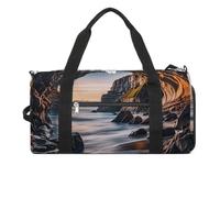 Sea Gym Bag Travel Duffel Bags for Men Women Large Weekender Bags Carry On Overnight Duffle Bag with Shoe Compartment for Workout, style, One Size