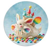 Sea Hare 1000 Piece Animal Geometric Round For Adults And Kids Difficult Challenge Family Game Stress Reliever Colorful 1000pcs (67.5x67.5cm)