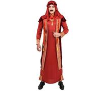 SEA HARE Adult Arabian Sheik Costumes Red(One Size)