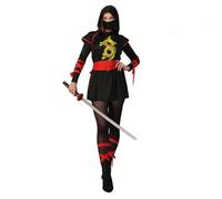 SEA HARE Adult Black Ninja Costume for Women (One Size
