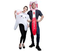 SEA HARE Adult Fun Teeth and Toothbrush Creative Couple Set