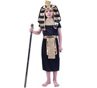 SEA HARE Boys Egyptian Pharaoh Prince Costume (L：10-12years)