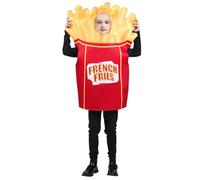 SEA HARE Unisex Kids French Fries Fun Party Costume (M：7-9years)