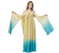 SEA HARE Women's Greek Goddess Costume Egyptian Queen Costume (One Size)