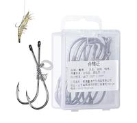 Sea Hooks Portable Saltwater Shrimp Hooks - Multifunctional Salmon Tuna Carp Bream Trout Bass Piercing Tool
