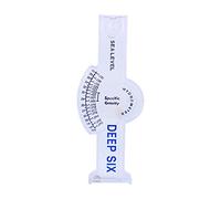 Sea Hydrometer for Saltwater Aquarium, Accurate Salinity Specific Gravity Tester with Automatic Level Function Marine Water Testing Tool for Reef Tank Fish Tank (7.5x19cm)