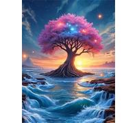 Sea Island Tree 2000 Piece Jigsaw Puzzles for Adults, Fun jigsaw puzzles 2000 pieces, Challenging Puzzle Perfect for Game Nights, Finished Puzzle Size is 100x70cm