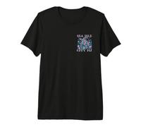 SEA ISLE City NJ Turtle Lover Colorful Beach Souvenir Premium T-Shirt