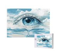 Sea Jigsaw Puzzles for Adults 120, Eye Puzzles for Adults Wooden, Funny/Difficult/Impossible/Challenging Decompression Games, As a Birthday and Holiday Home Decor Gifts for Women and Men M-541