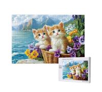 Sea Jigsaw Puzzles for Adults 5000, Cat Puzzles for Adults Wooden, Funny/Difficult/Impossible/Challenging Decompression Games, As a Birthday and Holiday Decor Gifts for Women and Men M-1098