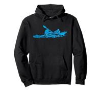 Sea Kayak Graphic Kayaking For Kayakers Pullover Hoodie