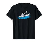 Sea Kayak Touring Kayaking Value Graphic T-Shirt, Men, Black, XL