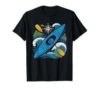 Sea Kayaker Nautical Chart Navigation Ocean Expedition T-Shirt