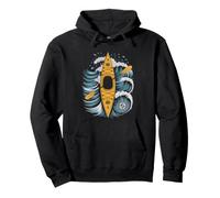 Sea Kayaker Tidal Window Coastal Expedition Ocean Paddler Pullover Hoodie