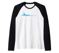 Sea Kayaking Touring Kayak Paddle Raglan Baseball Tee