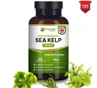 Sea Kelp 2000mg 200 Vegan Tablets | Natural Source of Iodine | Premium Ingredients | Proudly Made in the UK by Prowise