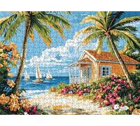 Sea Landscape Puzzle - 5000 Piece Jigsaw Puzzles for Adults - The Back Features Printed Letter Guides - The Pieces fit Together Snugly - Wooden Puzzles for Adults - Gifts Man 61.6 X 41.5 Inch s7h-30