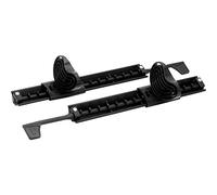 Sea-Lect K747100B1 Kayak Adjustable Footbrace, Standard Flag, A:20-1/4", B:4-1/4", C:14-1/2", Black