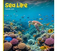 Sea Life 2026 Calendar: Ocean Wildlife Photography Monthly Planner with 12 Stunning Marine Images