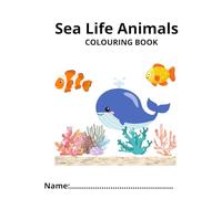 Sea Life Animals: Colouring Book
