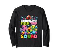 Sea Life Aquarium Underwater Field-Trip Squad Kindergarten Long Sleeve T-Shirt