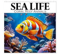 Sea Life - Coral Reef Animals (Wall Calendar 2026 12" x 24" / 30 x 60 cm (open)) CALVENDO 12 Month Wall Calendar