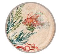 Sea Life Set 2 Salad Plates 100% Melamine 21 Cm In Gift Box