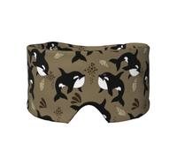 Sea Life Whale Funny Big Fish Animal, Full Eye Covers Light Blocking Eye Mask Sleep Eye and Ear Muffs