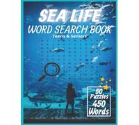 Sea Life Word Search Book: Large Print Puzzles Featuring Ocean Creatures, Beach Animals, and Marine Life Fun